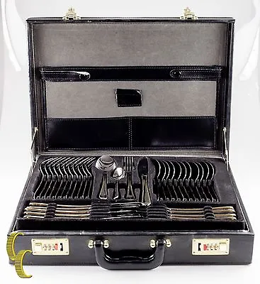 73 Pieces Rostfrei Princess Flatware Set W/ Presentation Briefcase • $885.78