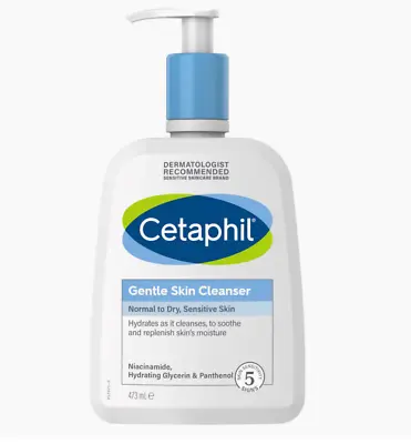 3 X Cetaphil 473ml Gentle Skin Cleanser  | Hydrating | Sensitive Skin - 1 • £39.95