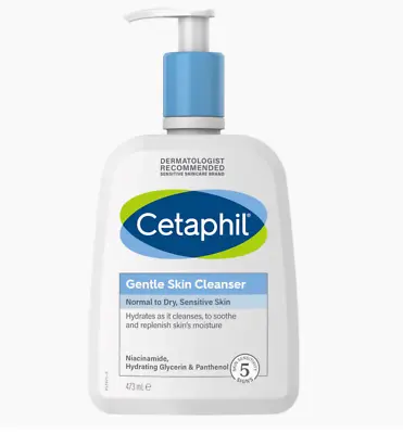 3 X Cetaphil 473ml Gentle Skin Cleanser  | Hydrating | Sensitive Skin - 2 • £29.95