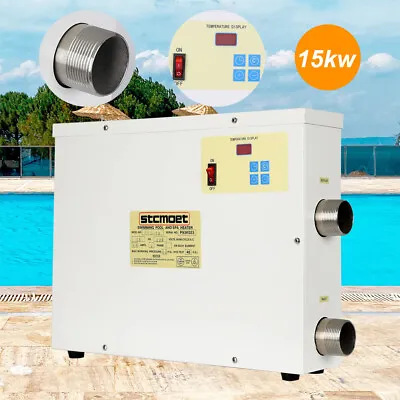 $178.67 • Buy 15KW SPA 220V Swimming Pool Heater Electric Water Heater Constant Temperature