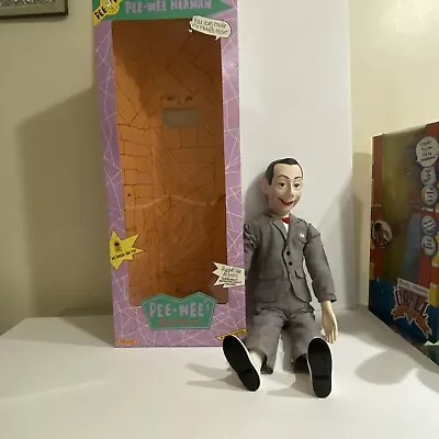 Matchbox Pee-Wee Herman 26  Ventriloquist Dummy Doll • $250
