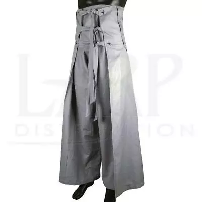 JAPANESE SAMURAI Martial Arts Judo Karate Mens HAKAMA PANTS LARP M L XL New • $99.95