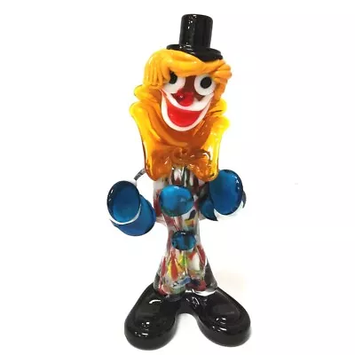 Clown Figurine Glass Murano Style RMF03-RH • £7.99