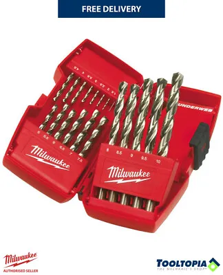 £26.79 • Buy Milwaukee HSS-G DIN338Thunderweb Drill  Bit Set -19pcs 4932352374