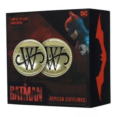 DC The Batman Limited Edition Bruce Wayne Cufflinks Prop Replica  • $18.64