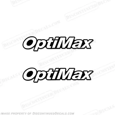 Fits Mercury Optimax Decals - Set Of 2 Outboard Motor Marine Stickers Decal • $34.95