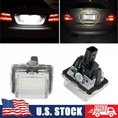 2x Rear LED Number License Plate Light Lamp For Mercedes Benz E-Class W212 W221 • $12.50