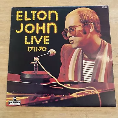 £6 • Buy ELTON JOHN - LIVE 17-11-70 UK VINTAGE VINYL LP -Released 1977 VG+/VG