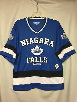 Canadian Vintage Niagara Falls Souvenir Hockey Jersey/Shirt Men's Size Large NWT • $19