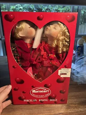 Homeart Collector's Dolls PORCELAIN KISSING DOLLS • $69