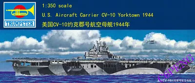 TRUMPETER 05603 1/350 U.S.Aircraft Carrier CV-10 Yorktown 1944 Model Kit • $184.23