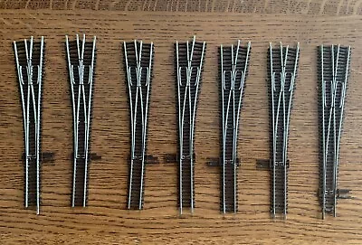 N Scale Atlas Turnouts 3 #5 Left  3 #5 Right & 1 #7 Right Hand Switches Code 55 • $49