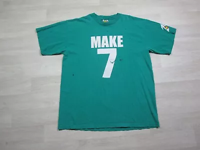 VINTAGE Make 7 Up Yours Green T-shirt Men’s Size (XL) Balzout Brand 7Up Promo • $49.98