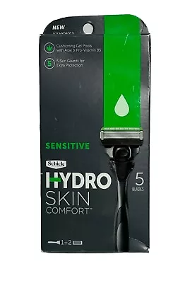 Schick Hydro Sensitive Skin Men's 5-Blade Razor Plus 2 Refills NEW • $7.99