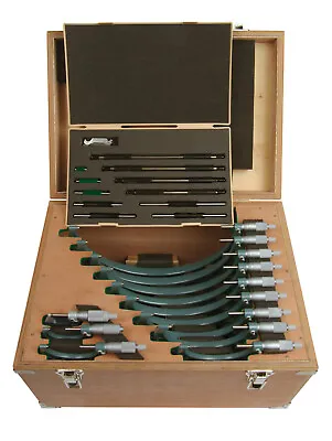 Mitutoyo 103-908-40 - Outside Micrometer Set W Std's 0 - 12  / .0001 Res • $2295
