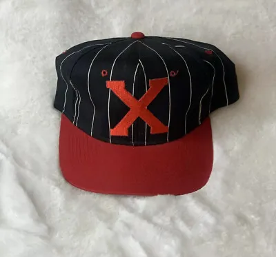 Vintage Malcolm X Pin Stripe Snapback Hat Cap Blm Vtg 80s 90s Culture History • $225