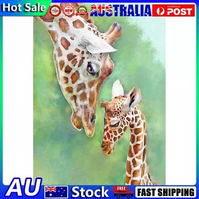 5D DIY Full Round Drill Diamond Painting Giraffe Animal Cross Stitch (1008) • $9.35