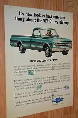 $17.99 • Buy 1967 Chevy Custom Sport Pickup Truck Original Large Vintage Advertisement Ad 67