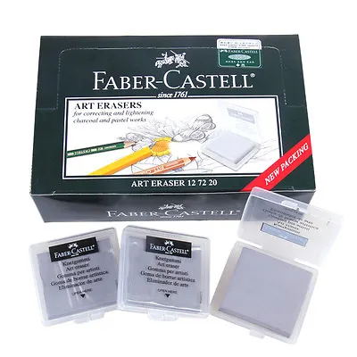 2pcs Faber-Castell Kneadable Drawing Rubber Eraser Pencils Graphic Sketch 7220 • $4.99