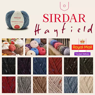 £3.95 • Buy Sirdar Haworth Tweed DK 50g Knitting Crochet Yarn 50% Merino Wool Patterns