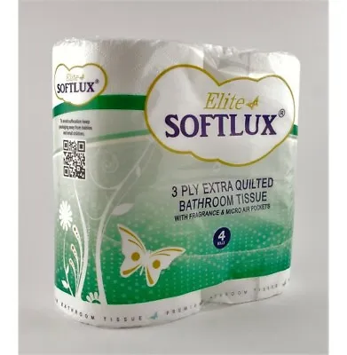 £19.99 • Buy 40 Pack Of Soft 3ply Toilet Roll Bathroom Tissue Loo Rolls Fragranced Scented
