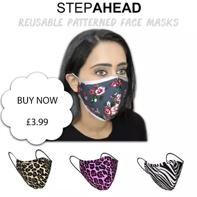 Step Ahead Reuseable And Washable Face Masks & Snoods For Men & Women • £8.99