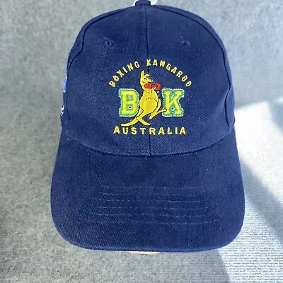 Official Australian Olympic Team Mens Boxing Kangaroo Strapback Cap Hat OSFM • £14.30