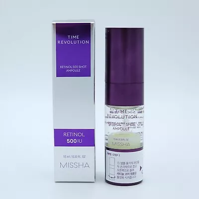 MISSHA Time Revolution Retinol 500 Shot Ampoule 10ml Firming Lifting K-Beauty • $32.98