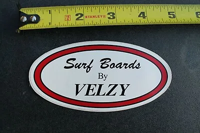 Surf Boards By VELZY Hap Jacobs South Bay Longboard V26A Vintage Surfing STICKER • $21