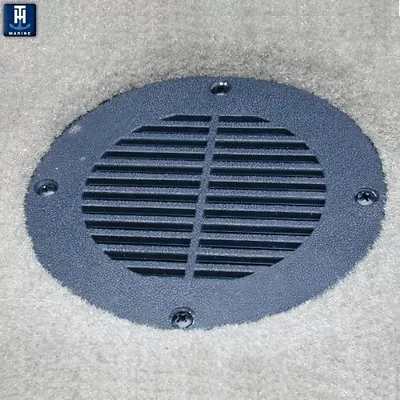 TH Marine Floor Drain / Vent Cover For 4  Hole Black FD-4-DP • $11.95