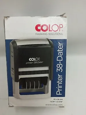 £9.99 • Buy CHECKED & Date Self Inking Rubber Stamp Black Ink Colop Office New 38-Dater