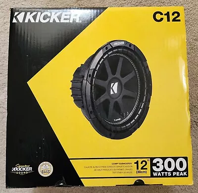 KICKER 43C124 12 Inch  300w Subwoofer • $59