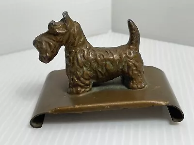 Vintage McClelland Barclay Bronze Metal Figure Scotty Dog Scottish Terrier • $79.99