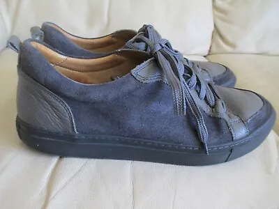 £9 • Buy JIGSAW Williams Men's Grey Leather Trainers / Casual Shoes - EU 43 - UK 9