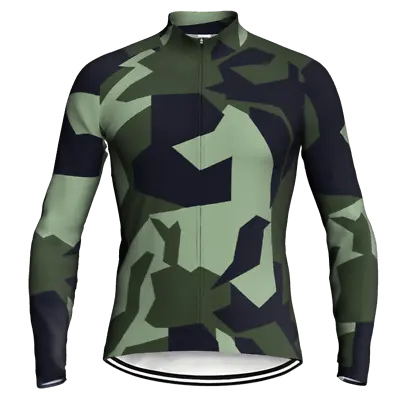 Military Jersey Cycling Shirt Army Jacket Bike Road Cycle Mountain Camo Clothing • $22.95