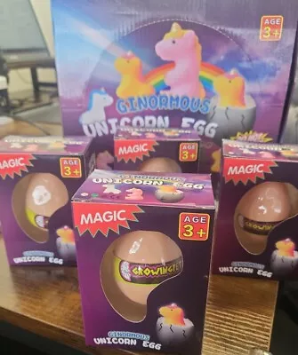 4 PACK - Unicorn Magic Growing Egg Pet Toy Watch It Grow! • $12.60