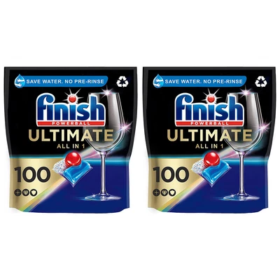 $95 • Buy 200x Finish Powerball Ultimate All In 1 Dishwasher/Dishwashing Tablets