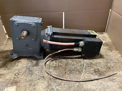 Boston Gear F72110B5J Gear Drive/Speed Reducer 200RPM 300V DC Servo Motor 10:1 • $250