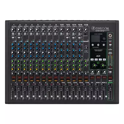 Mackie Onyx16 16-Channel Premium Analog Mixer With Multi-Track USB • $674.99