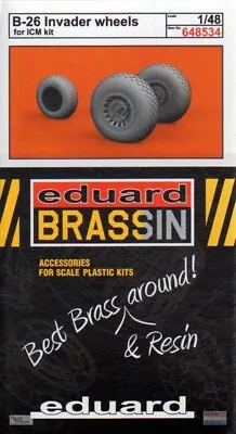 1/48 Eduard #648534 B-26 Invader Wheels For ICM Kit • $12.99