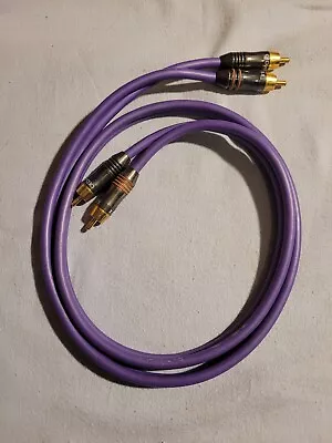 QED QUNEX 1 - Balanced Low Level  RCA Interconnect - 1m • £20