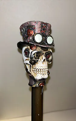 Steampunk Skull Swagger Walking Cane • $39.49