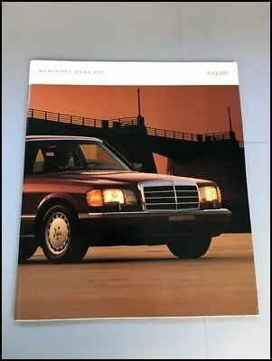 1987 Mercedes Benz 56-page Car Sales Brochure Catalog 560SL 560SEC 420SEL 560SEL • $39.96