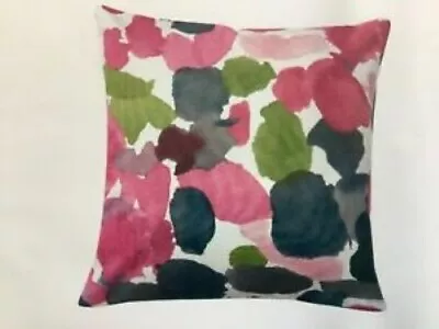 Set Of 2 Ikea Bronsmal Cushion Throw Pillow Cover Pink Gray Green Ivory 20 X20  • £15.56