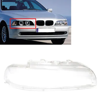 Transparent Headlight Replacement Lens Shell Cover For BMW 5 Series E39 1996-03 • $47