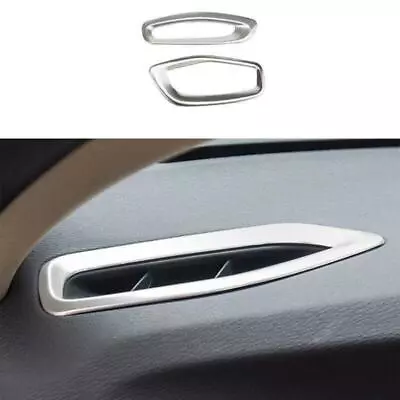 Silver Titanium Dashboard L&R Air Outlet Vent Trim For Volvo S60 2011-2018 2PCS • $18.50