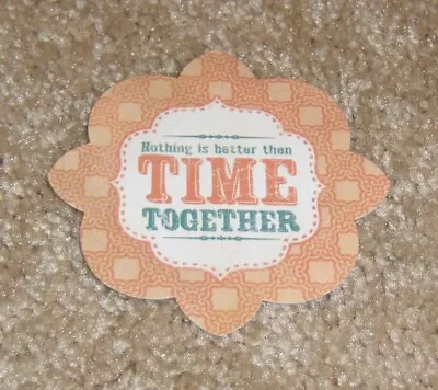 My Mind's Eye Indie Chic Citron  Time  Title Diecut • $0.99