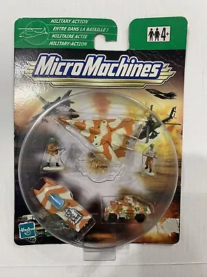 Micro Machines Military 2001 Hasbro Military Action Orange & White Set Non-USA • $49