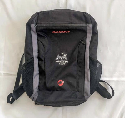 $29.95 • Buy Mammut Xeron Element 22 Backpack Black San Diego Mesa Rim Climbing Center Staff