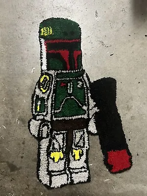 LEGO Star Wars Cloud City Boba Fett Minifigure Thufted Rug 27 1/2 X 14 • $85.66